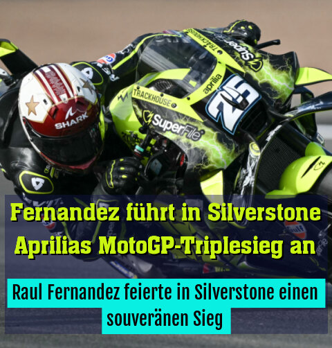 Raul Fernandez feierte in Silverstone einen souveränen Sieg