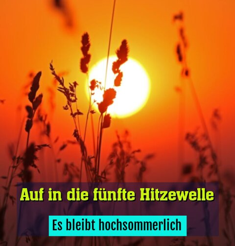 Es bleibt hochsommerlich