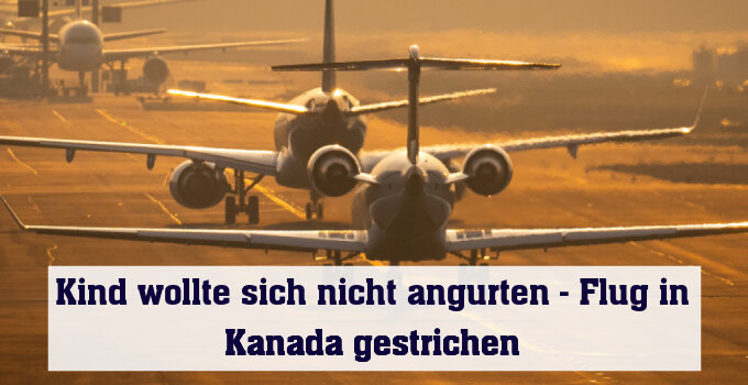 Wird der Gurt nicht angelegt, so bleibt der Flieger am Boden