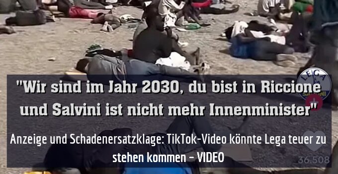 Anzeige und Schadenersatzklage: TikTok-Video könnte Lega teuer zu stehen kommen – VIDEO