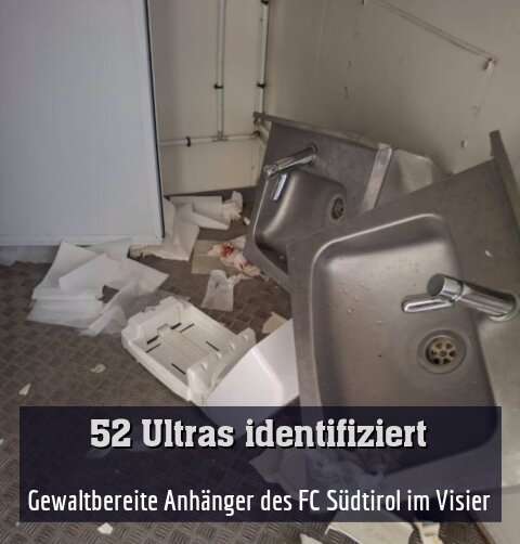 Gewaltbereite Anhänger des FC Südtirol im Visier