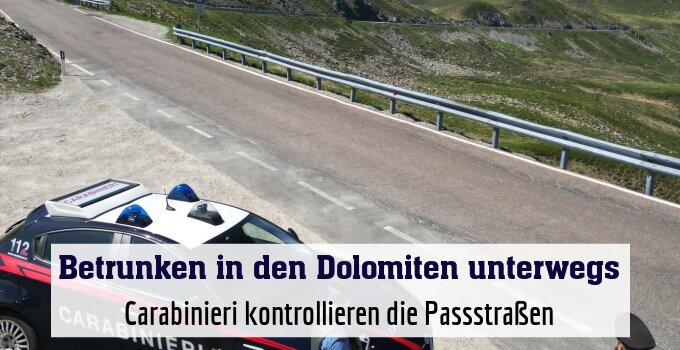 Carabinieri kontrollieren die Passstraßen