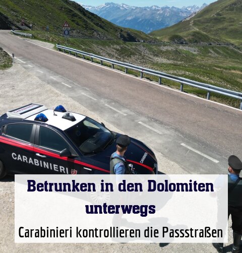 Carabinieri kontrollieren die Passstraßen