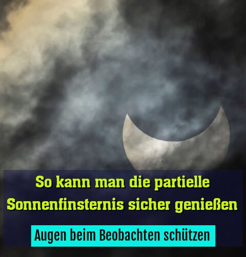 Augen beim Beobachten schützen