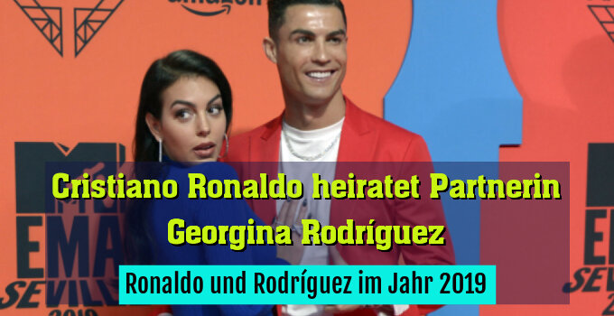 Ronaldo und Rodríguez im Jahr 2019
