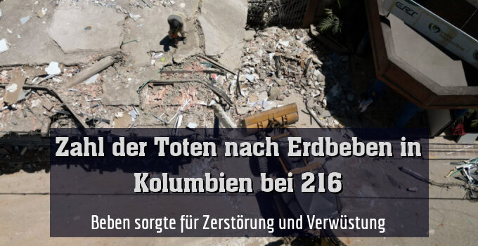 Beben sorgte für Zerstörung und Verwüstung