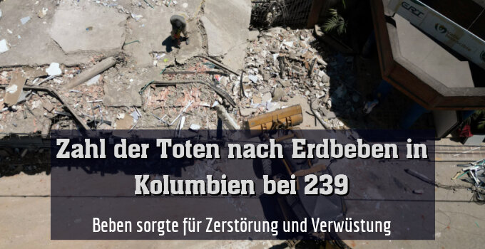 Beben sorgte für Zerstörung und Verwüstung
