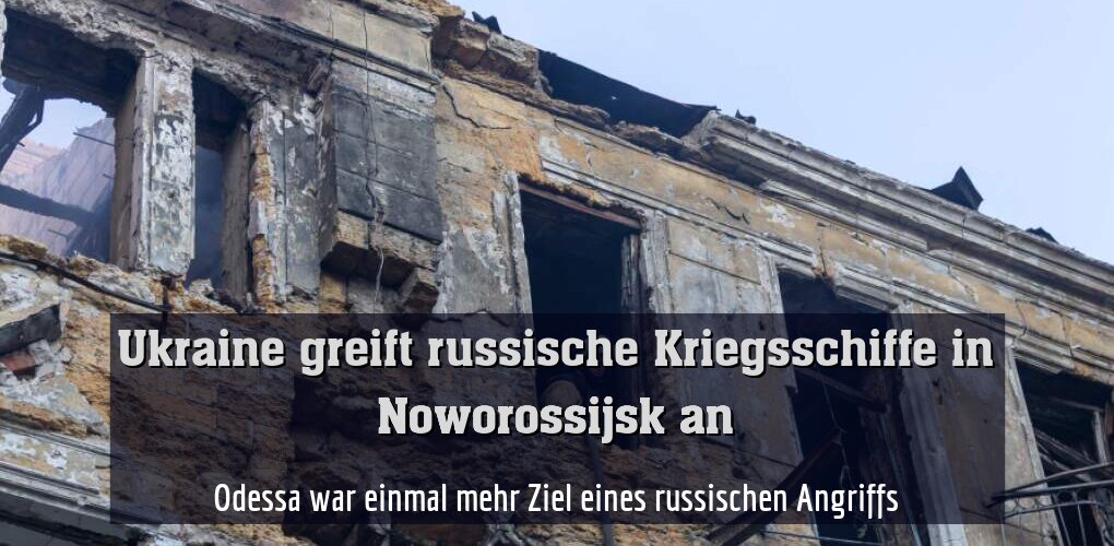 Odessa war einmal mehr Ziel eines russischen Angriffs