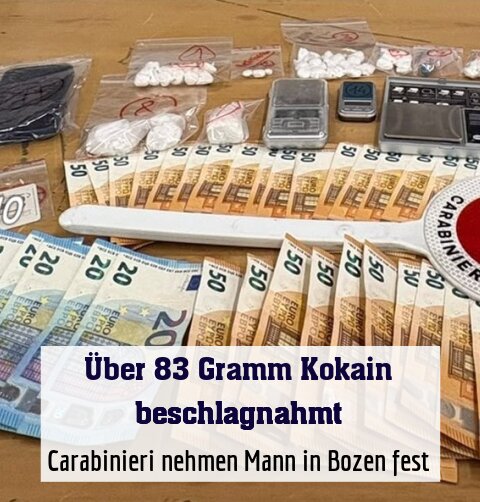 Carabinieri nehmen Mann in Bozen fest