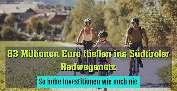 So hohe Investitionen wie noch nie