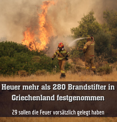 29 sollen die Feuer vorsätzlich gelegt haben