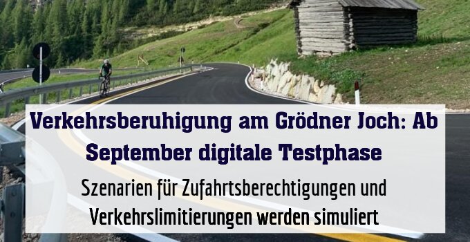Ab September werden digital verschiedene Szenarien für Zufahrtsberechtigungen und Verkehrslimitierungen simuliert