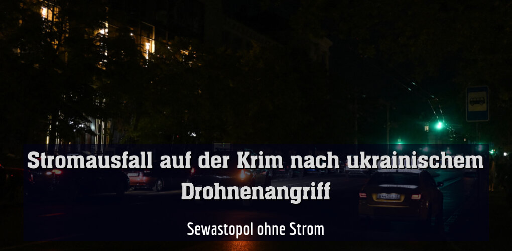 Sewastopol ohne Strom (Archivbild)