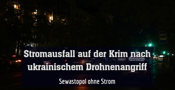 Sewastopol ohne Strom (Archivbild)
