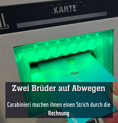 Carabinieri machen ihnen einen Strich durch die Rechnung