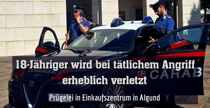 Prügelei in Einkaufszentrum in Algund