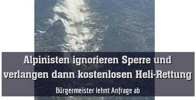 Bürgermeister lehnt Anfrage ab