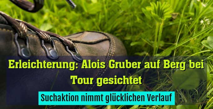 Suchaktion nimmt glücklichen Verlauf
