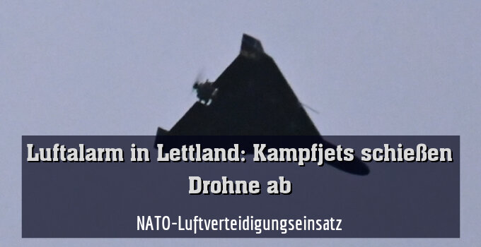 Details zur Herkunft der Drohne wurden nicht genannt