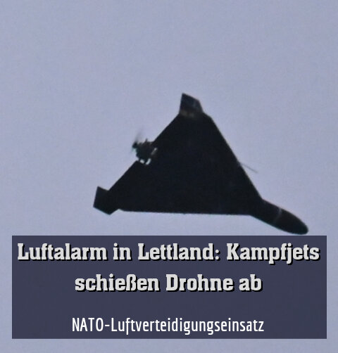 Details zur Herkunft der Drohne wurden nicht genannt