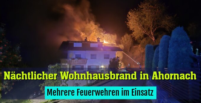 Mehrere Feuerwehren im Einsatz