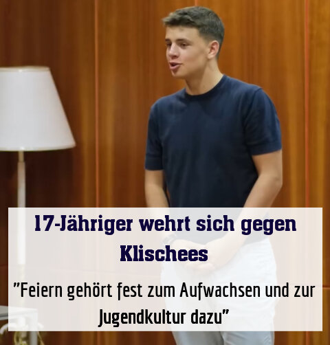 "Feiern gehört fest zum Aufwachsen und zur Jugendkultur dazu"