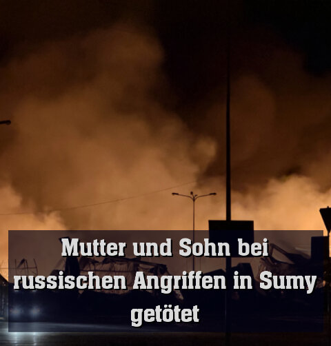 Russland hat Sumy erneut mit Drohnen angegriffen (Archivbild)