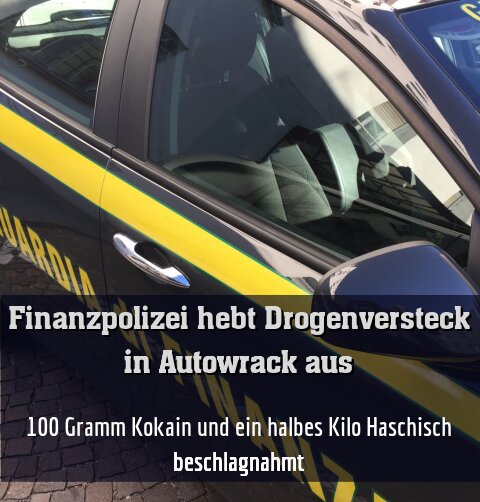 100 Gramm Kokain und ein halbes Kilo Haschisch beschlagnahmt