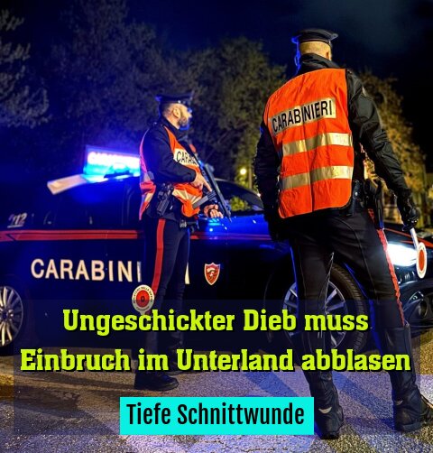 Tiefe Schnittwunde