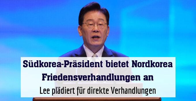 Lee plädiert für direkte Verhandlungen