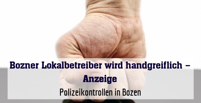 Polizeikontrollen in Bozen