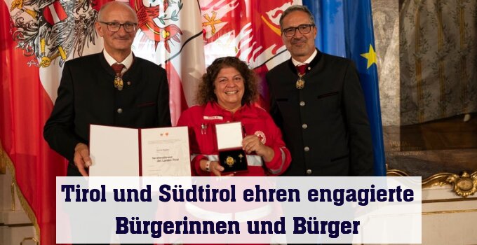 23 Personen mit Tiroler Lebensrettungsmedaille