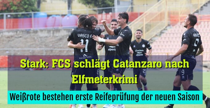 Weißrote bestehen erste Reifeprüfung der neuen Saison