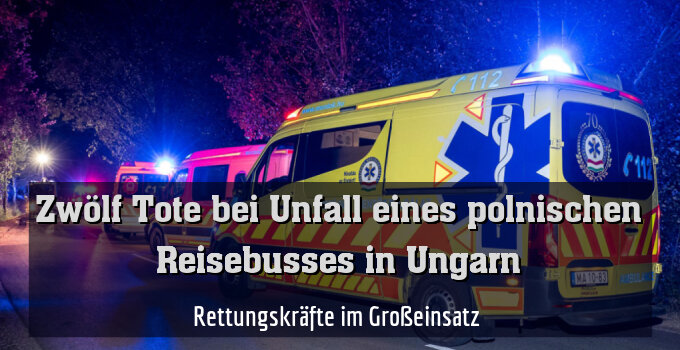 Rettungskräfte im Großeinsatz 