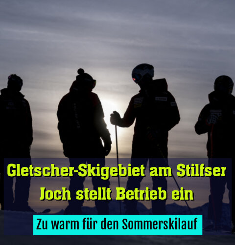 Zu warm für den Sommerskilauf