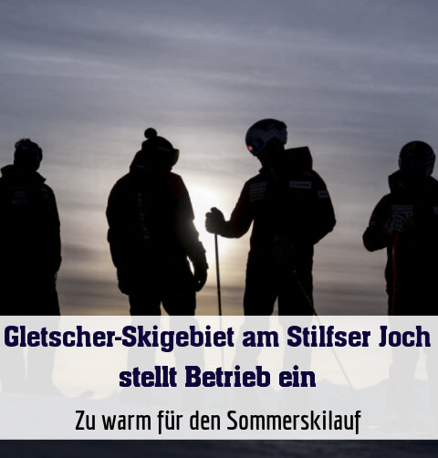 Zu warm für den Sommerskilauf