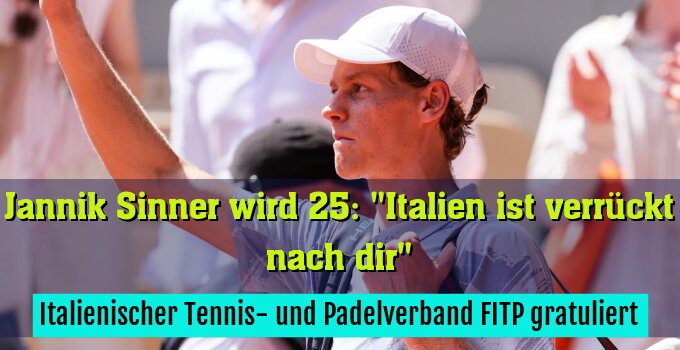 Italienischer Tennis- und Padelverband FITP gratuliert