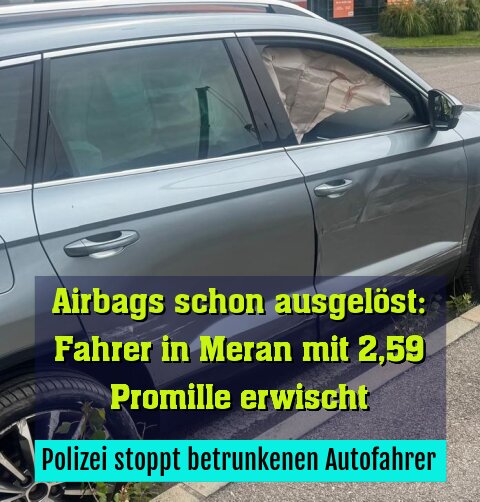 Polizei stoppt betrunkenen Autofahrer