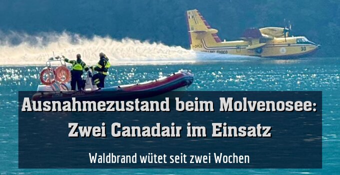 Waldbrand wütet seit zwei Wochen