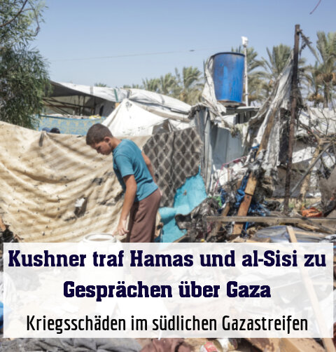 Kriegsschäden im südlichen Gazastreifen