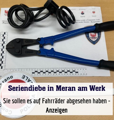 Sie sollen es auf Fahrräder abgesehen haben - Anzeigen