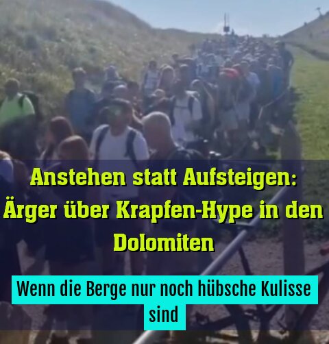 Wenn die Berge nur noch hübsche Kulisse sind