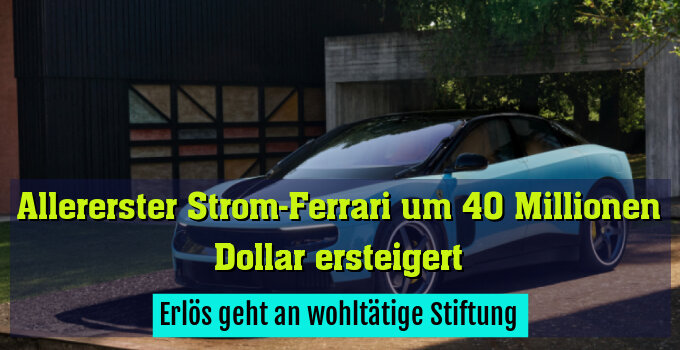 Erlös geht an wohltätige Stiftung