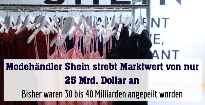 Bisher waren 30 bis 40 Milliarden angepeilt worden