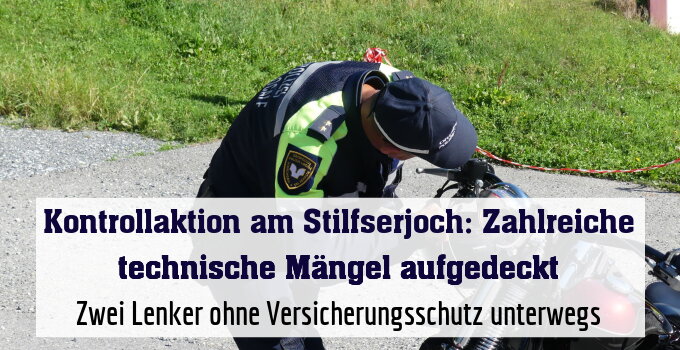 Zwei Lenker ohne Versicherungsschutz unterwegs