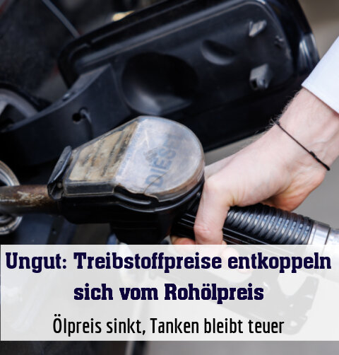 Ölpreis sinkt, Tanken bleibt teuer