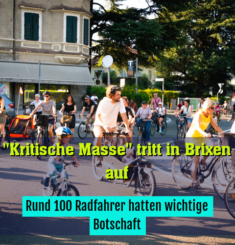 Rund 100 Radfahrer hatten wichtige Botschaft