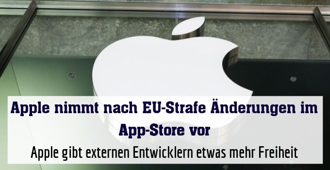 Apple gibt externen Entwicklern etwas mehr Freiheit