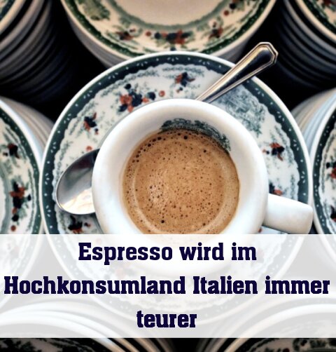"Caffè" im historischen Gran Caffè Gabrinus, Neapel (Archiv)