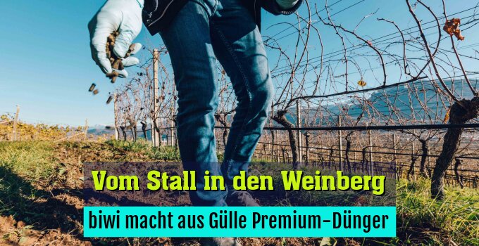 biwi macht aus Gülle Premium-Dünger